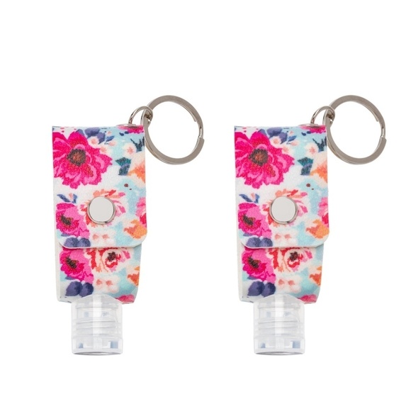 Hand Sanitizer Key Chain With Empty 30 ml Bottle - set of 2 - Picture 1 of 1